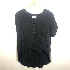 Universal Thread Size XL Front Tie Hi Lo Top